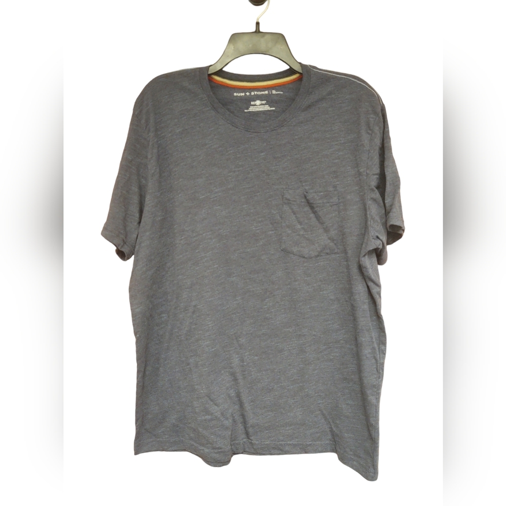 EUC Sun & Stone Blue Tee Size L/XL